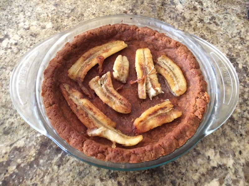 chocolate-money-pie-inside Grain-Free Peanut Butter Crust with Bananas